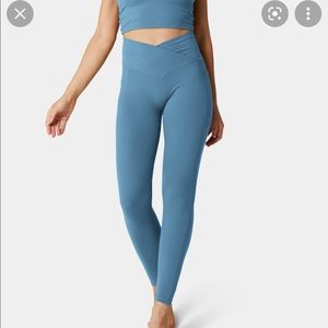 Grey Blue Halara Crossover leggings. Brand new